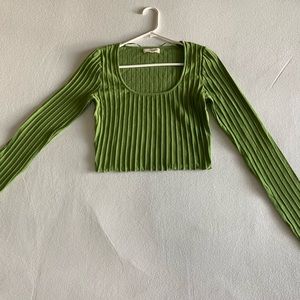 PacSun Green L.A. Hearts Textured Top 💚